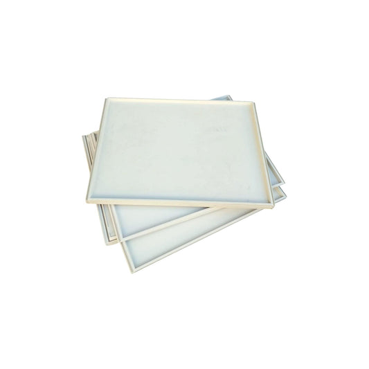 Lot of 5 Full Size Original Jet Airways Airline Serving Trays for Airline Galley Carts Trolleys - Airplane Boxes Containers - ATLAS