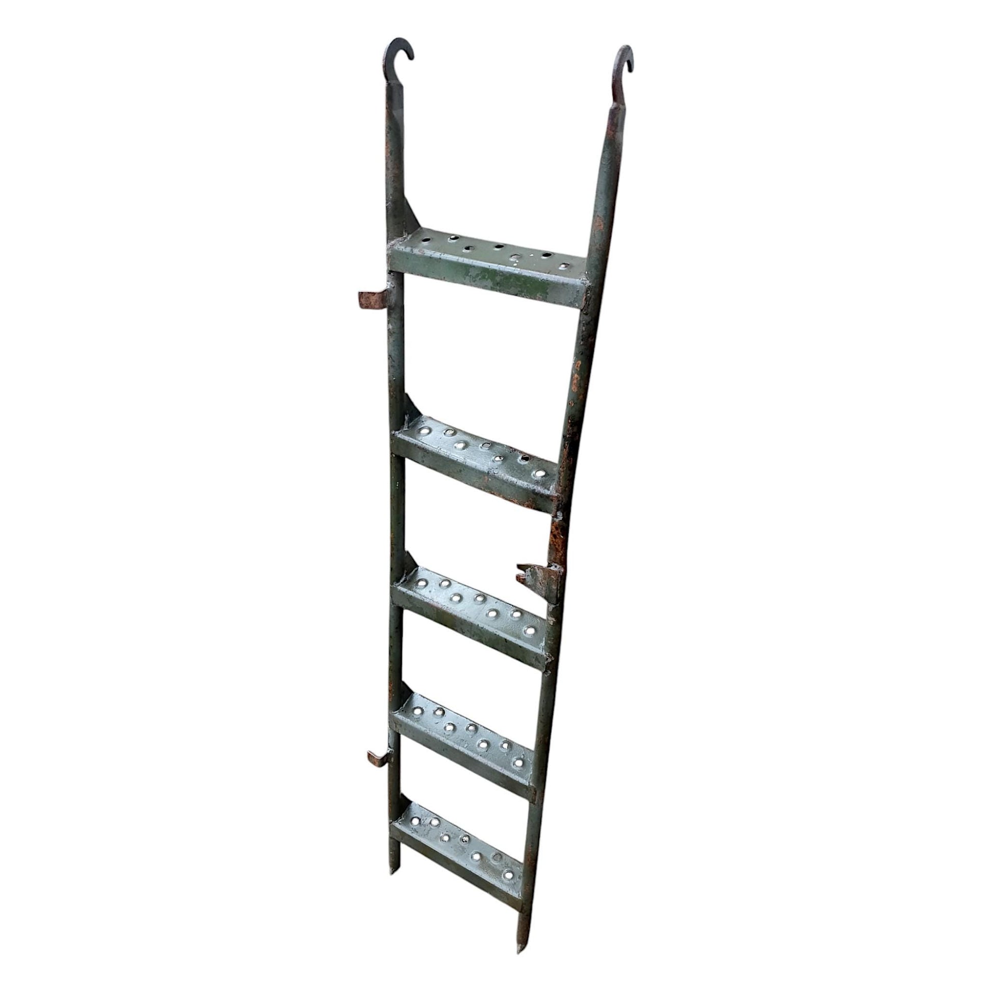 Original Military Aircraft Ladder Industrial Home Rack Aviation Vintage Hanger