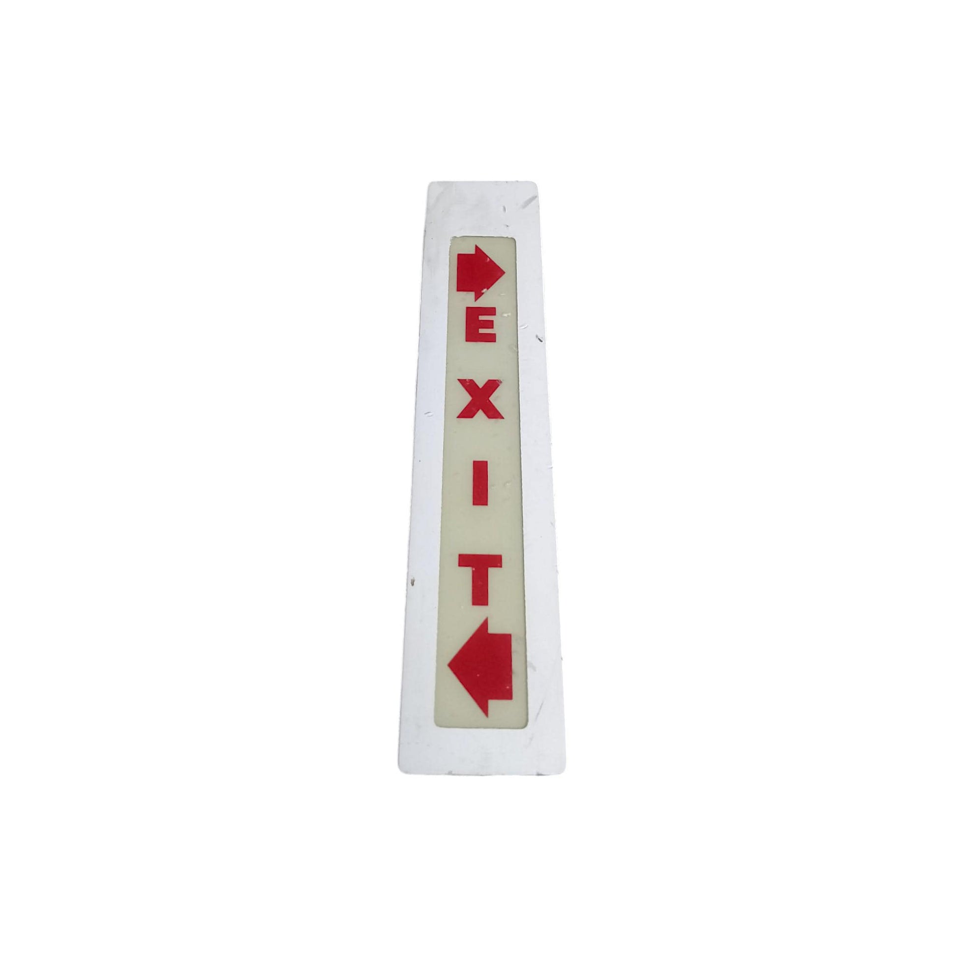Vintage Aircraft EXIT Sign Fokker 50