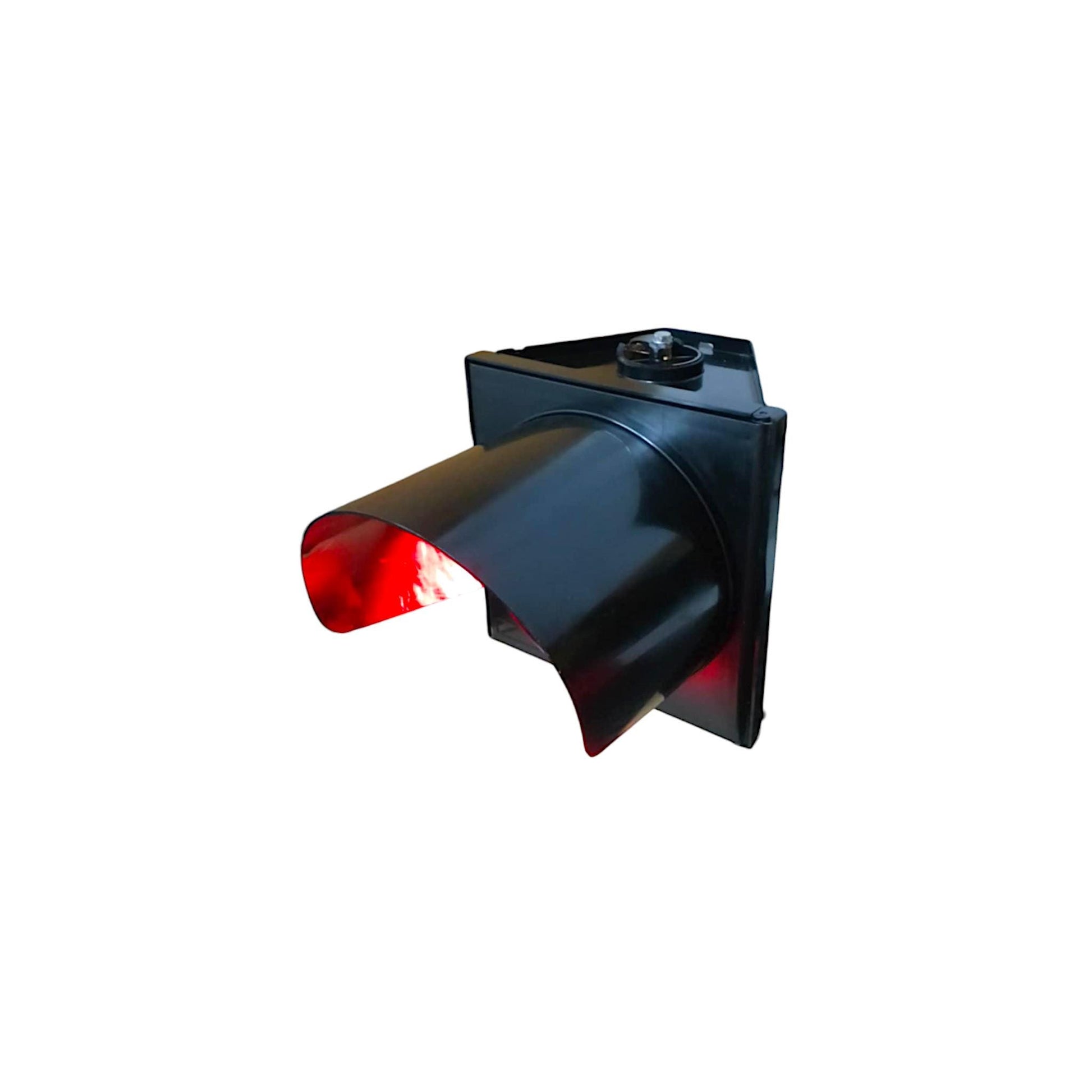 Vintage Traffic Signal Lamp – Red Light – Upcycled Desk or Decorative Lamp