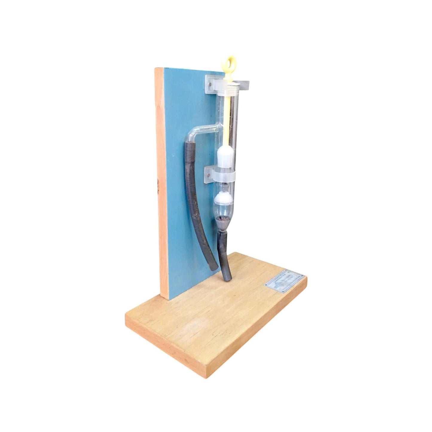 Vintage BIOFIZ Glass Suction Pump Model Polish Scientific Educational Display