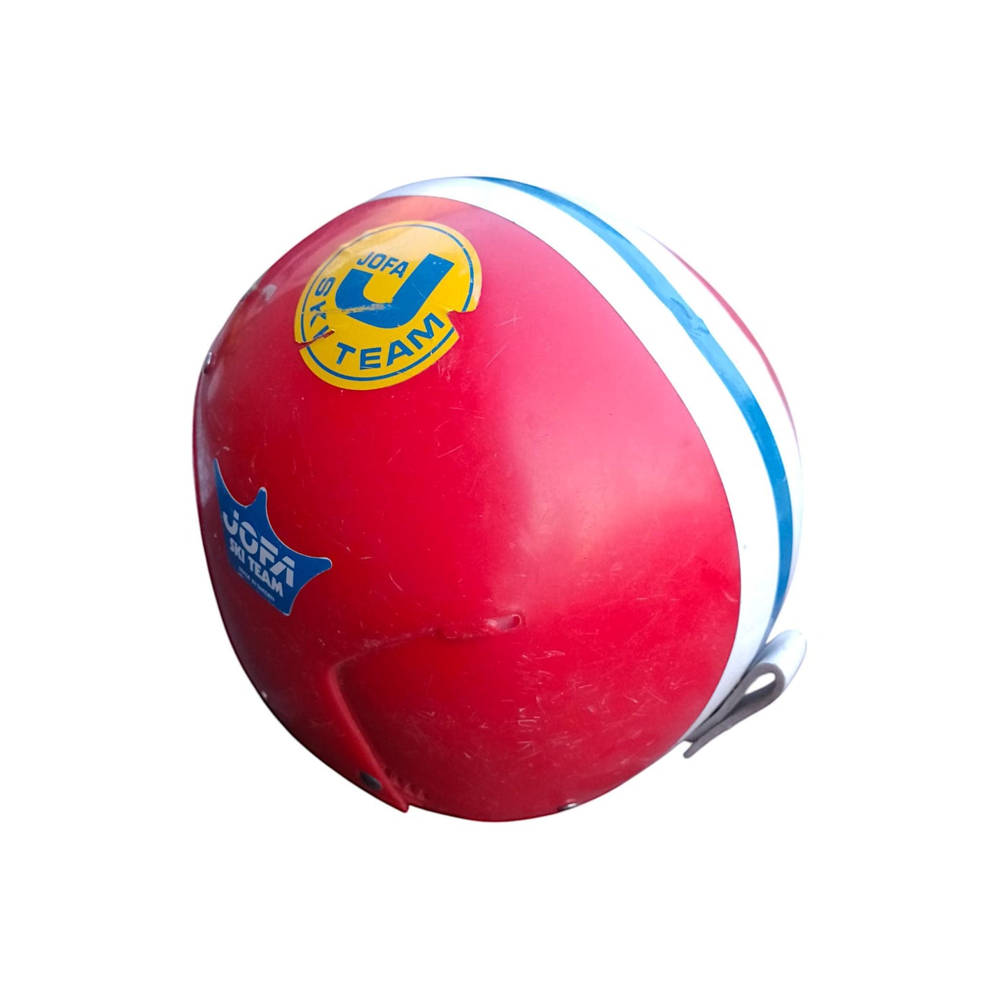 Vintage JOFA Ski Team Helmet – Sweden Military Style FLYGVAPNET Decor – Used Retro Collectible
