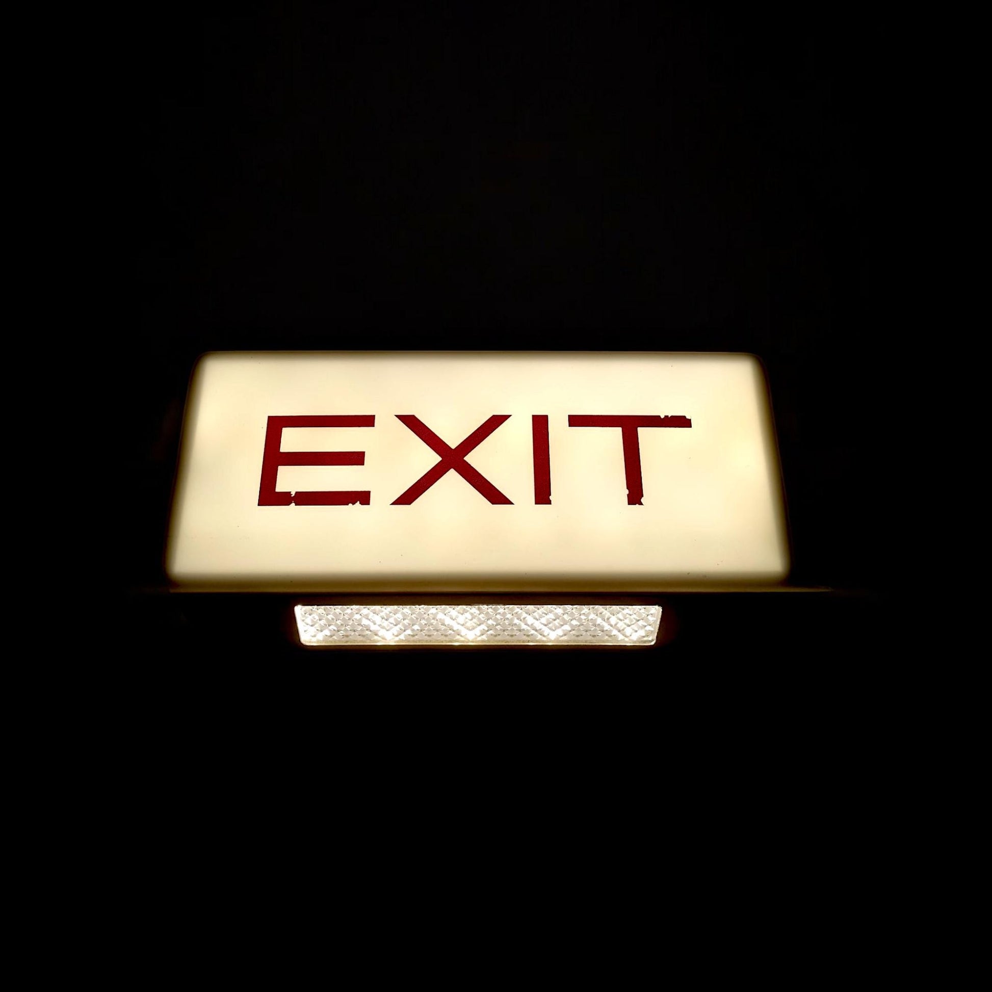 Boeing 757 Authentic EXIT Sign - Air Transat | Ryan International | Jet2 (G-LSAC) Aviation Aircraft Lamp Sign Vintage Decor