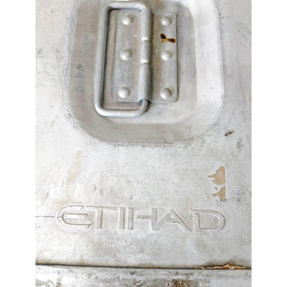 Original Etihad Airline Galley Container – Vintage Aircraft Oven Rack – Industrial Storage Box – Aviation Decor