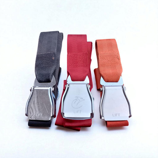 Original Aircraft Seatbelt | Virgin Atlantic Boeing 747 | Eurowings Airbus | Orange Demo Belt | Aviation Collectible | Airlines Safety Belt