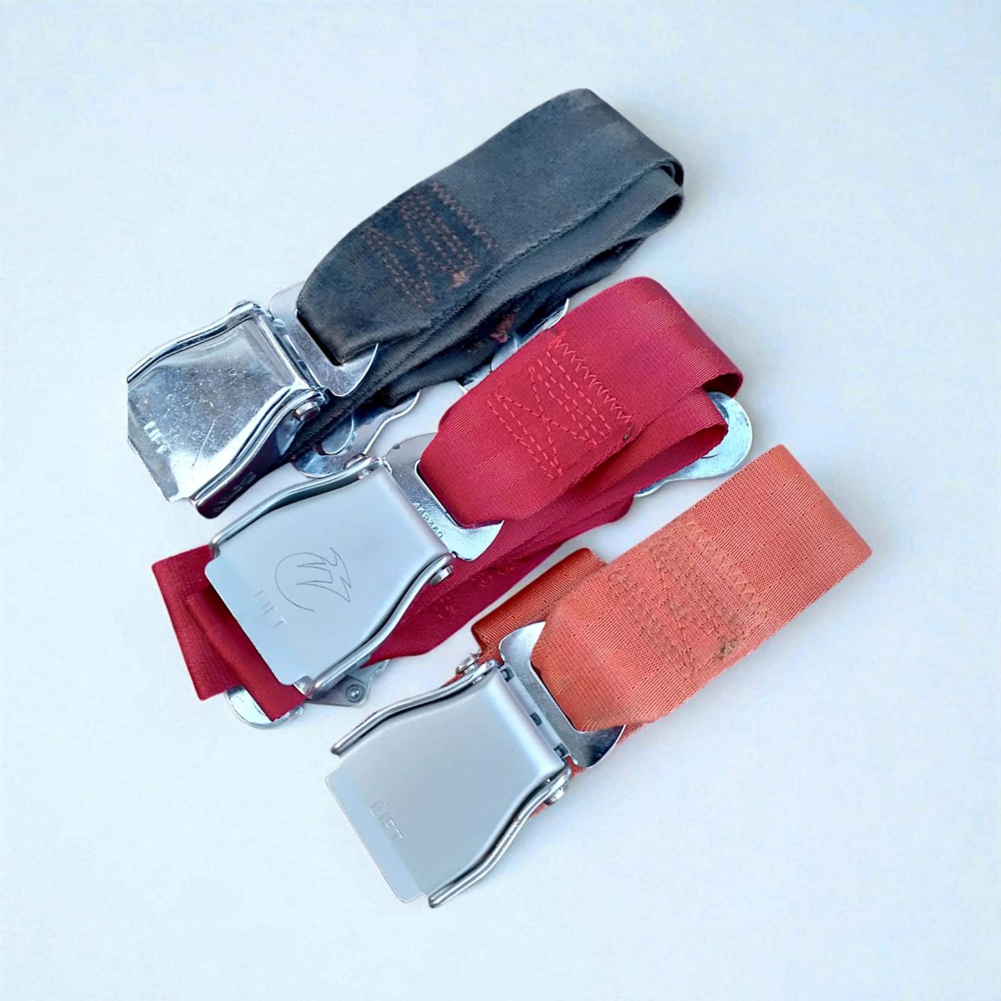 Original Aircraft Seatbelt | Virgin Atlantic Boeing 747 | Eurowings Airbus | Orange Demo Belt | Aviation Collectible | Airlines Safety Belt