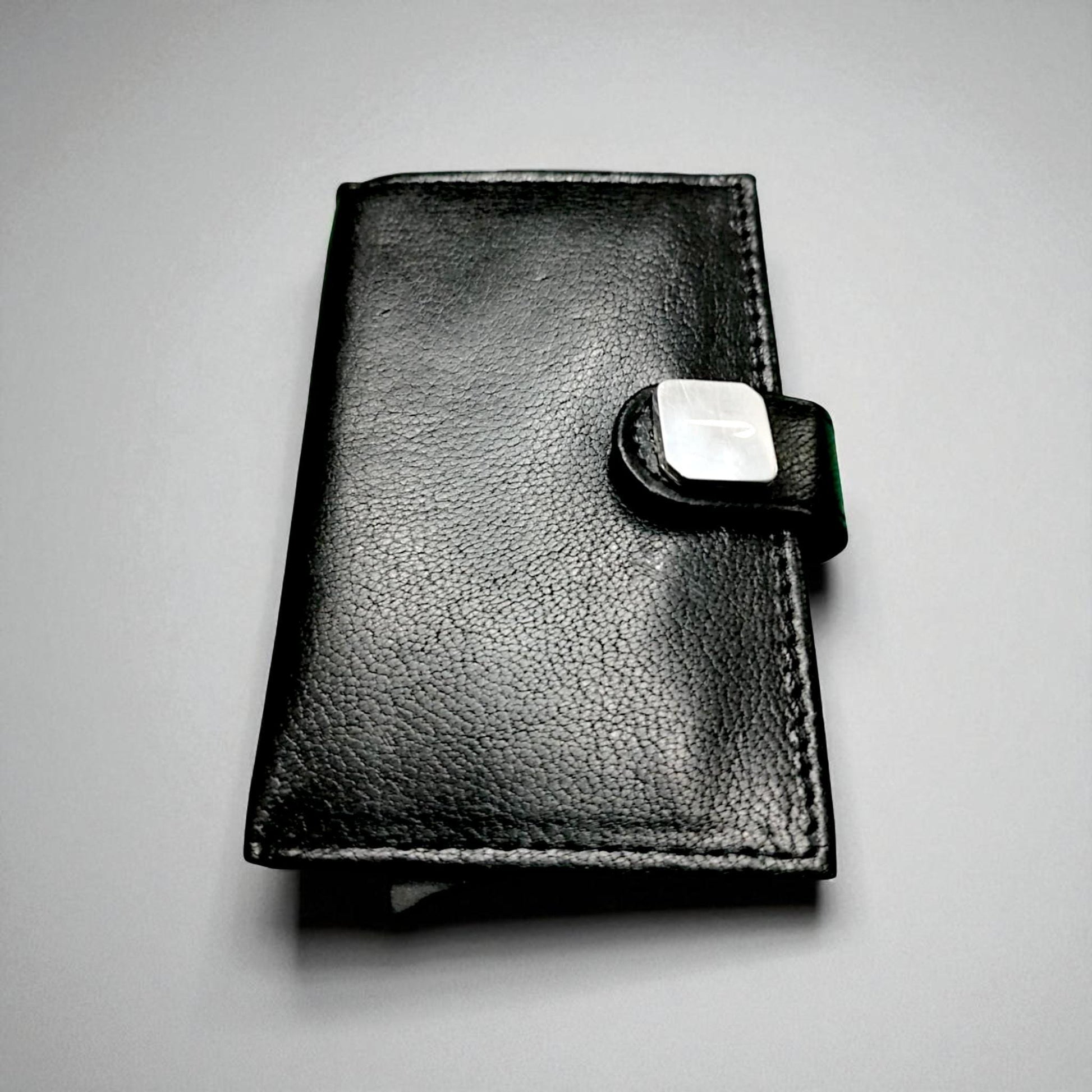 Concorde Aircraft Skin British Airways | Smart Wallet Card Holder | Real Leather RFID Blocking | Authentic Hiduminium Panel Fragment