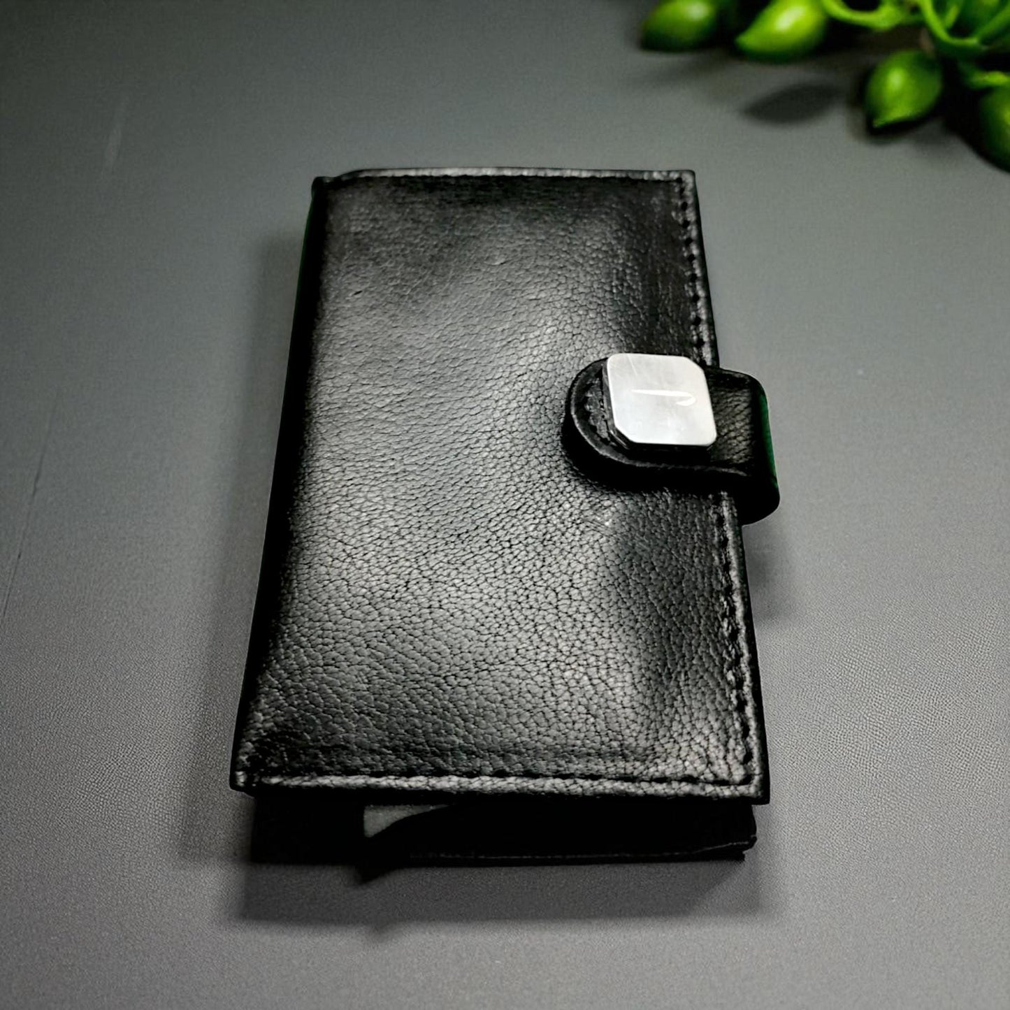 Concorde Aircraft Skin British Airways | Smart Wallet Card Holder | Real Leather RFID Blocking | Authentic Hiduminium Panel Fragment