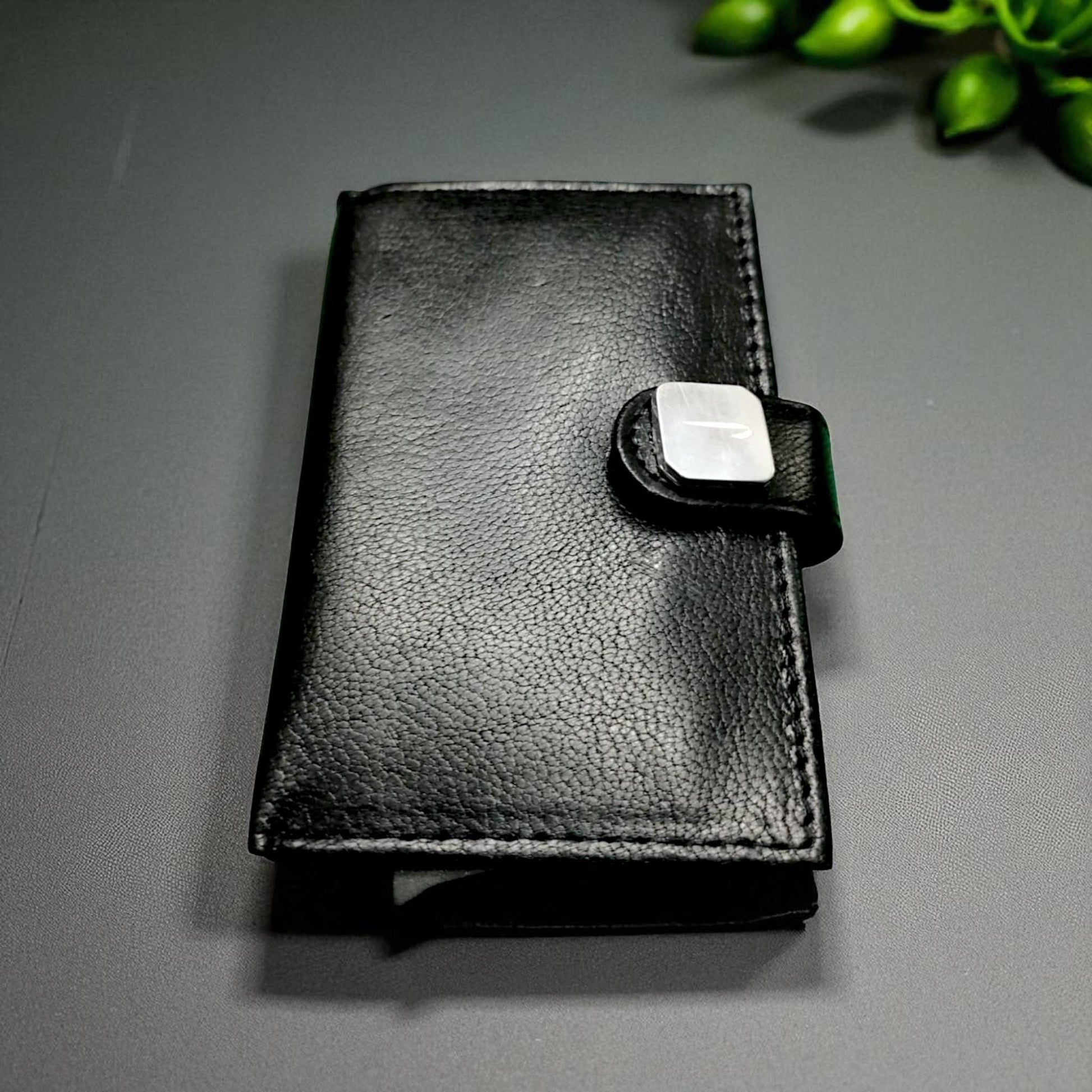 Concorde Aircraft Skin British Airways | Smart Wallet Card Holder | Real Leather RFID Blocking | Authentic Hiduminium Panel Fragment