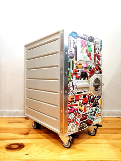 Brand New Airline Galley Container - Airplane Container - Cars Design - Nightstand, Industrial Cabinet, Side Table - 3 Drawers Included