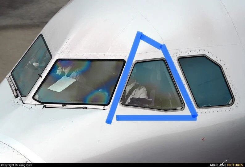 Airbus A320 Cockpit Windshield Windscreen - Airplane Cockpit Window Fuselage - Design for Table