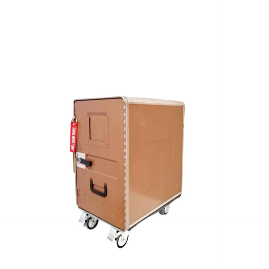 Large Swiss Air Galley Container - Nightstand, Industrial Cabinet, Side Table - Airplane Storage Unit - Aircraft Trolley