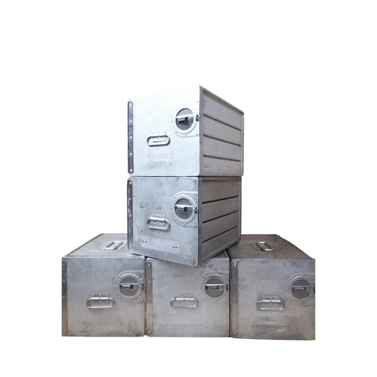 Continental Airlines, Original Airline Galley Box, Aircraft Storage Container, Industrial Cabinet
