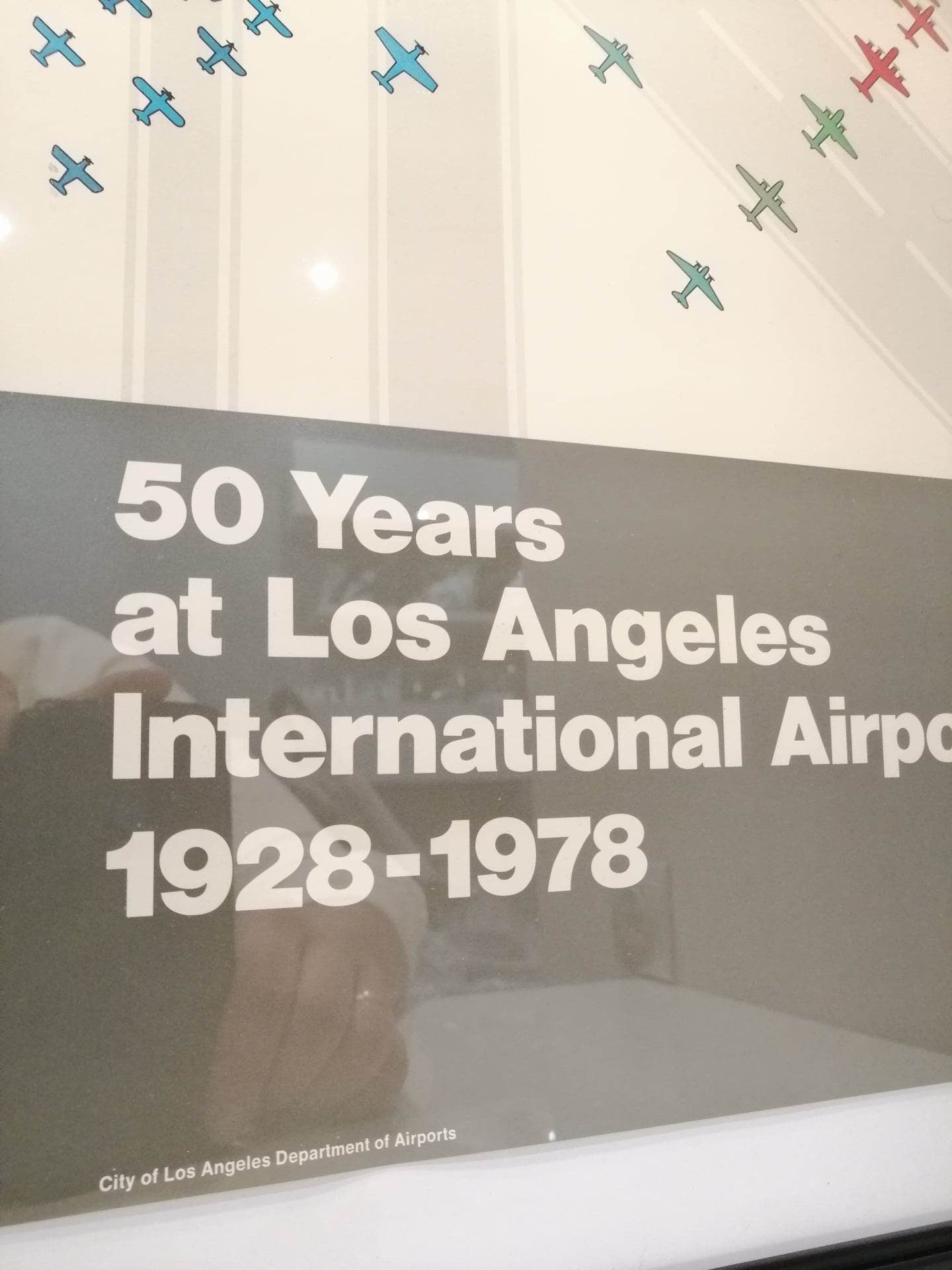 Original Poster 50 Years at LAX Los Angeles Airport 1928 - 1978