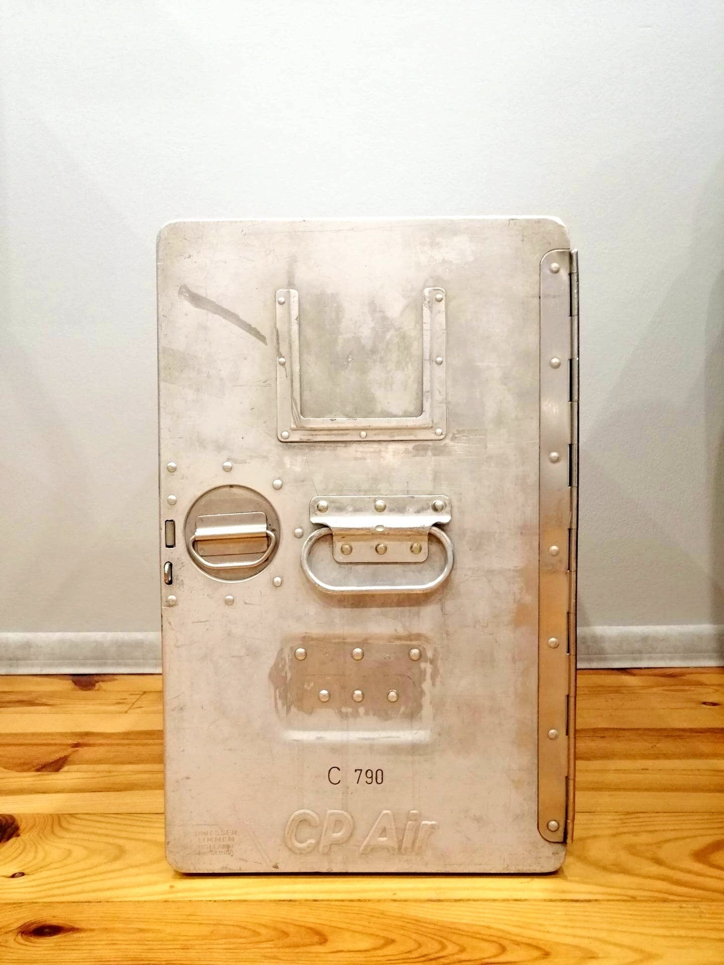 CP Air - Unique Vintage Airline Galley Storage Container, 1970s Driessen Aircraft Storage Box, Canadian Pacific Air Lines
