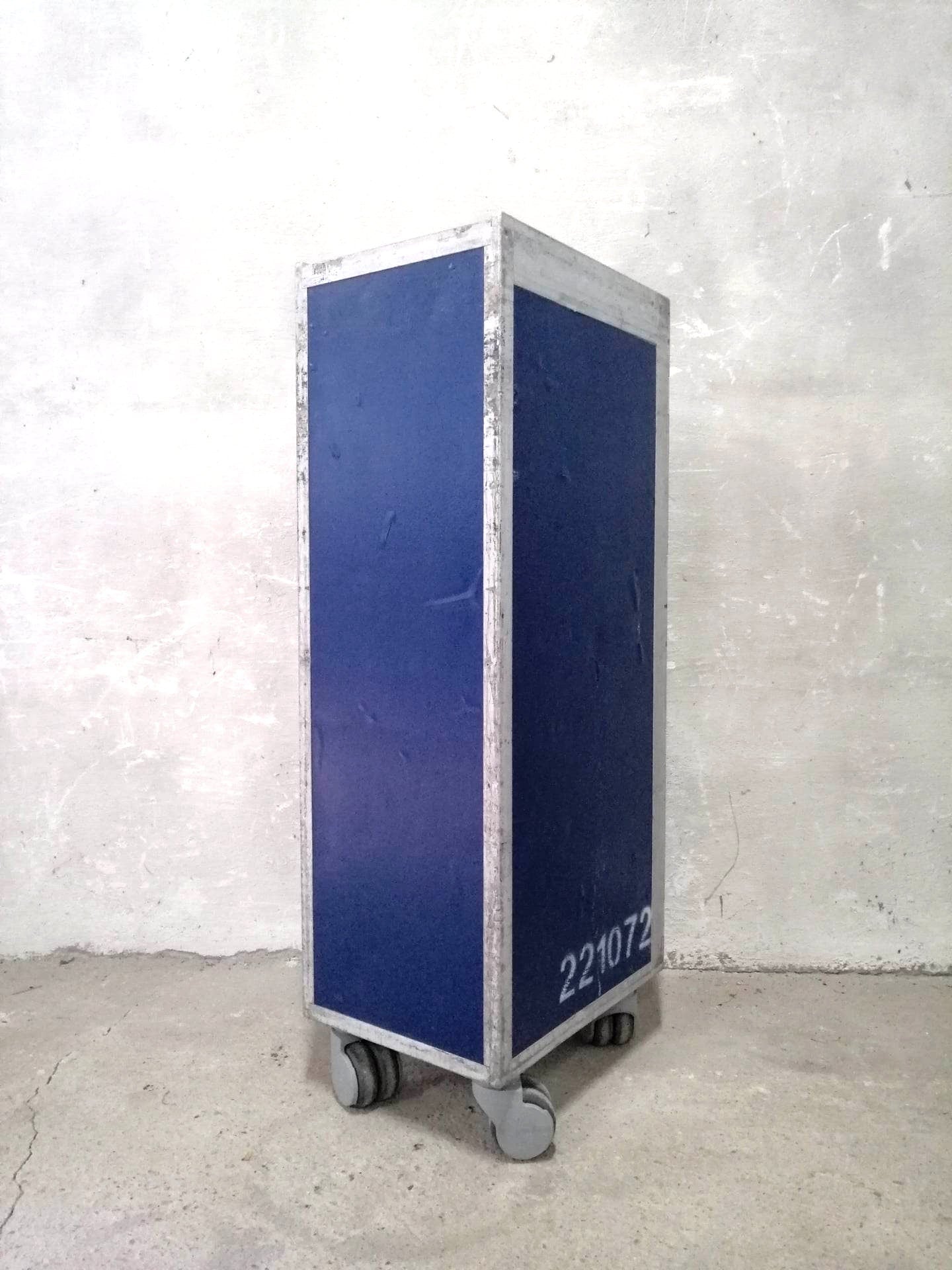 Airline Galley Trolley - LOT - Driessen - Airplane ATLAS Galley Cart with 7 New Drawers - LOT Polish Airlines - Home Bar Catering Trolley