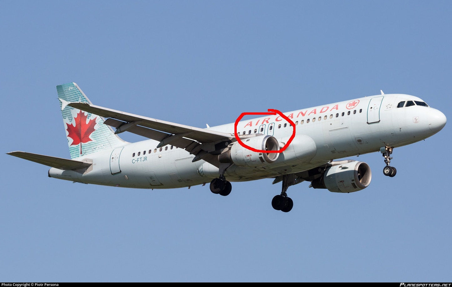 Airbus A320 Over Wing Exit Door | Air Canada MSN 248 C-FTJR | Worldwide Shipping