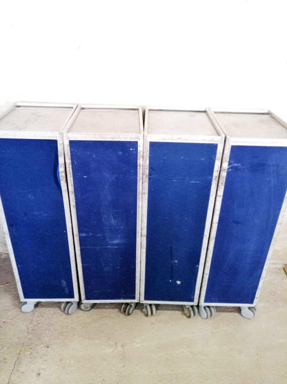 Airline Galley Trolley - LOT - Driessen - Airplane ATLAS Galley Cart with 7 New Drawers - LOT Polish Airlines - Home Bar Catering Trolley