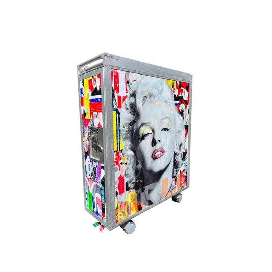 Airplane Trolley | Aircraft Galley Cart | Marilyn Monroe Pop Art Design | TAP Air Portugal