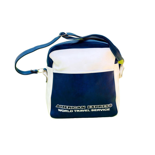 American Express Travel Vintage Flight Bag Carry On Bag Amex | World Travel Service | Aviation Gift