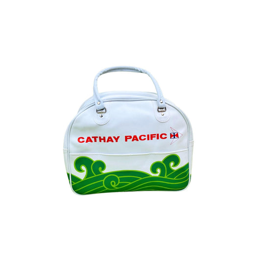 Cathay Pacific Vintage Leather Travel Bag | Flight Bag | Flight Attendants Bag | Aviation Gift
