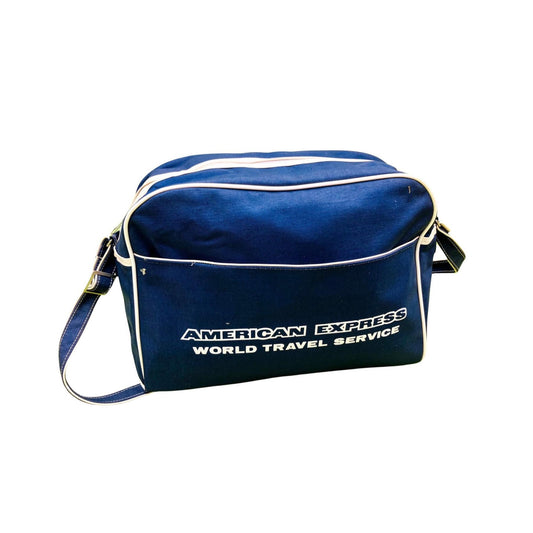 American Express Travel Vintage Flight Bag Carry On Bag Amex | World Travel Service | Aviation Gift