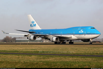 KLM Boeing 747 PH-BFD | Authentic Aircraft Window Cut Fuselage | Royal Dutch Airlines