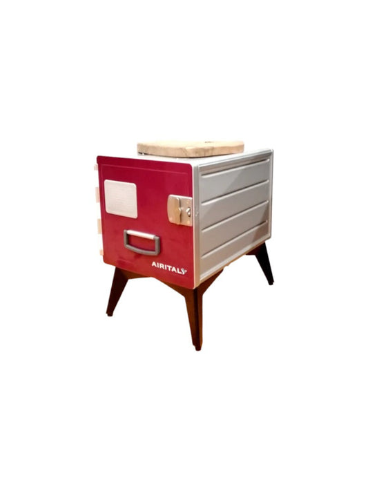 Brand New Air Italy Airline Galley Storage Box as Side Table, Storage Cabinet, Aviation Design