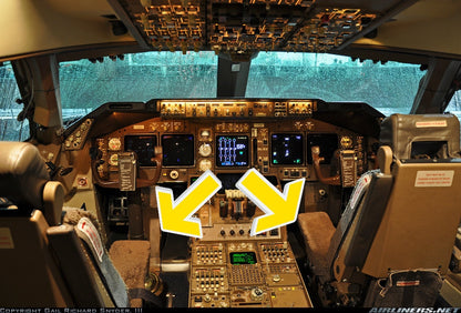 British Airways Boeing 747 G-CIVG Captain Pilot & Co Pilot Seat | Original Flight Deck Seats | Office Desk Chair | Worldwide Shipping